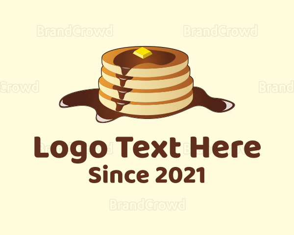 Pancake Hotcakes Syrup Logo