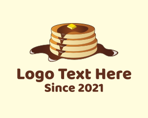 Restaurant - Pancake Hotcakes Syrup logo design