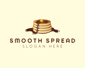 Butter - Sweet Pancake Breakfast logo design