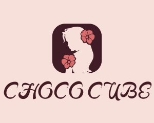 Hibiscus - Flower Woman Salon logo design