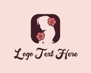 Lifestyle - Flower Woman Salon logo design