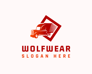 Shipping - Fast Delivery Truck logo design