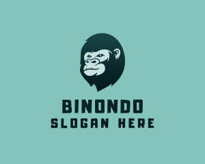 Gorilla Character Head Logo