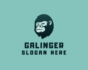Gorilla - Gorilla Character Head logo design
