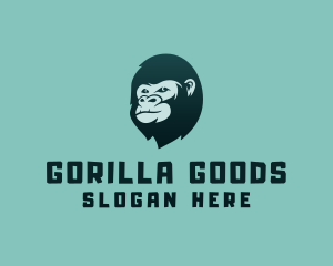 Gorilla - Gorilla Character Head logo design