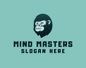 Head - Gorilla Character Head logo design