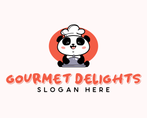 Panda Chef Dining logo design