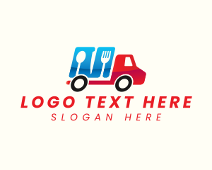 Food Truck Utensils Logo