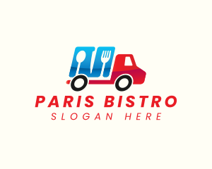 Food Truck Utensils logo design