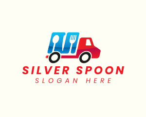 Food Truck Utensils logo design