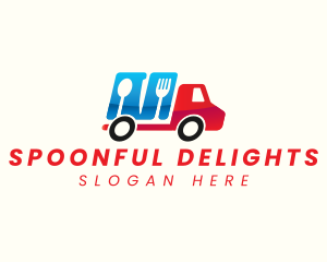 Food Truck Utensils logo design