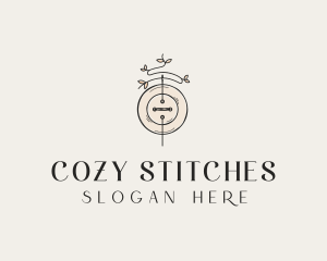 Sewing Button Tailor logo design