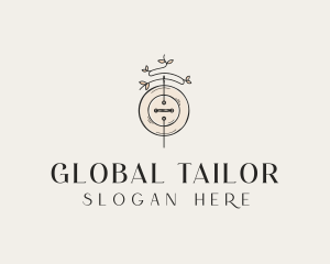 Sewing Button Tailor logo design