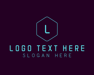 Cyber Tech Hexagon  logo design