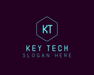 Cyber Tech Hexagon  logo design