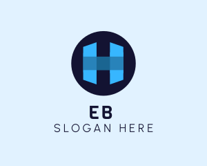 Modern Professional Business Letter H Logo