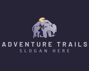 Buffalo Mountain Adventure logo design