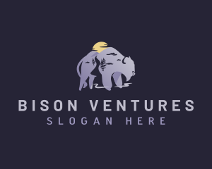 Buffalo Mountain Adventure logo design