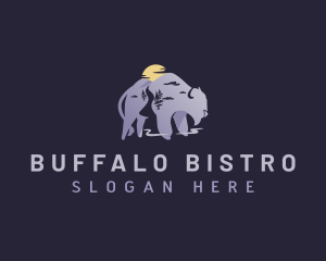 Buffalo Mountain Adventure logo design