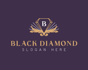 Diamond Jewel Luxury Fashion logo design