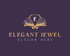 Diamond Jewel Luxury Fashion logo design