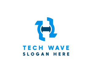 High Tech - Tech Industrial Letter H logo design