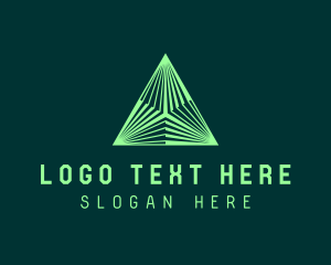 Corporate Tech Pyramid Logo