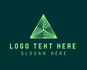 Corporate Tech Pyramid Logo