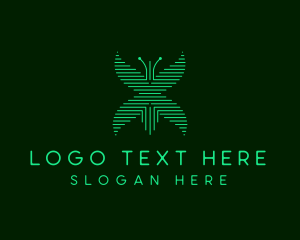 Lab - Biotech Digital Insect logo design
