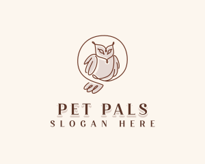 Elegant Owl Bird logo design