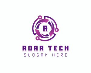 Tech Circuit Programming logo design