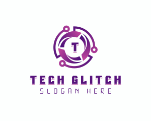 Tech Circuit Programming logo design