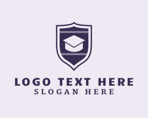 School - Shield Graduate School logo design