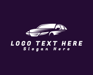 Sedan - Speed Car Automobile logo design