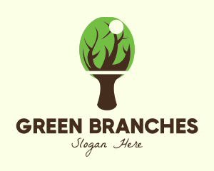 Branches - Table Tennis Tree logo design