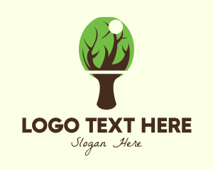 Tree - Table Tennis Tree logo design