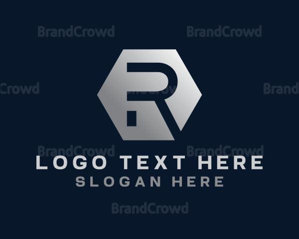 Tech Startup Business Letter R Logo