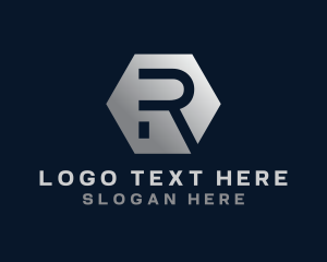 Organizer - Tech Startup Business Letter R logo design
