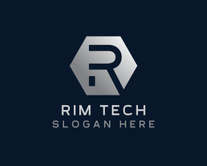 Tech Startup Business Letter R logo design