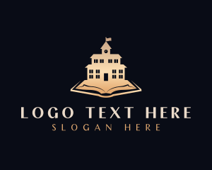 Education - Book Education School logo design