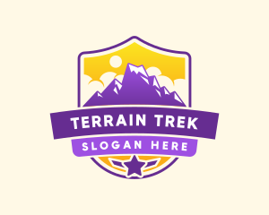 Mountain Peak Trek logo design