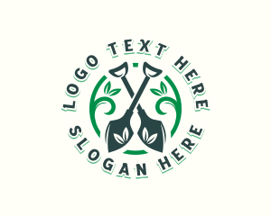 Spade - Herbal Plant Landscaping logo design