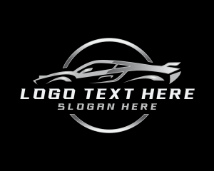 Metallic - Metallic Motorsports Car logo design