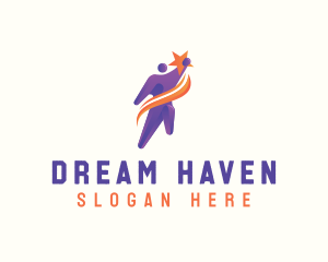 Human Dream Success logo design