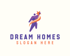 Human Dream Success logo design