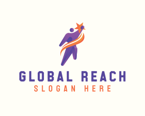 Reach - Human Dream Success logo design