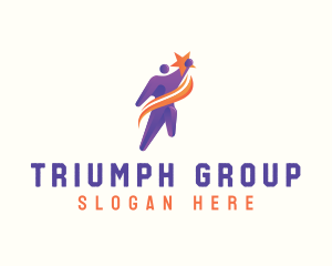 Achievement - Human Dream Success logo design