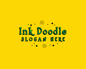 Fun Doodle Party logo design