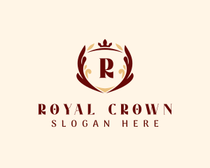 Royal Boutique Shield logo design