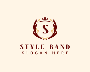 Royal Boutique Shield logo design